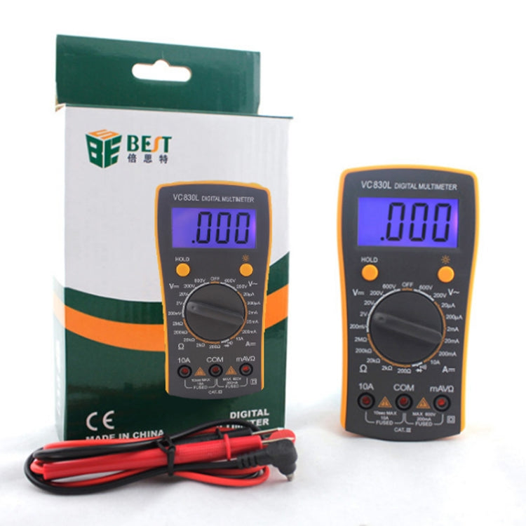 BEST-VC830L Professional Repair Tool Pocket Digital Multimeter