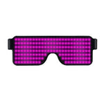 Night Club Bar Discoteca LED Occhiali che emettono luce Festival Party Otturatore di ricarica USB Occhiali flash dinamici