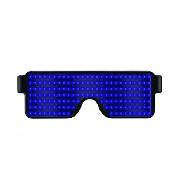 Night Club Bar Discoteca LED Occhiali che emettono luce Festival Party Otturatore di ricarica USB Occhiali flash dinamici