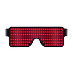 Night Club Bar Discoteca LED Occhiali che emettono luce Festival Party Otturatore di ricarica USB Occhiali flash dinamici