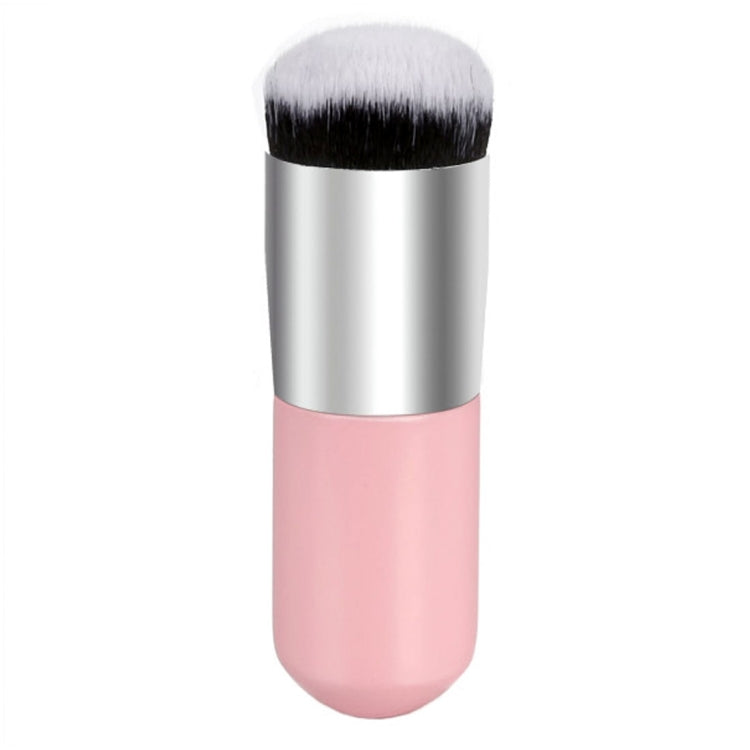 Manico corto in legno Testa tonda grande Buffer Pennelli per trucco in polvere per fondotinta Pennello rotondo grassoccio Strumenti per trucco BB Cream, Large Round Head  Pink, Large Round Head  White