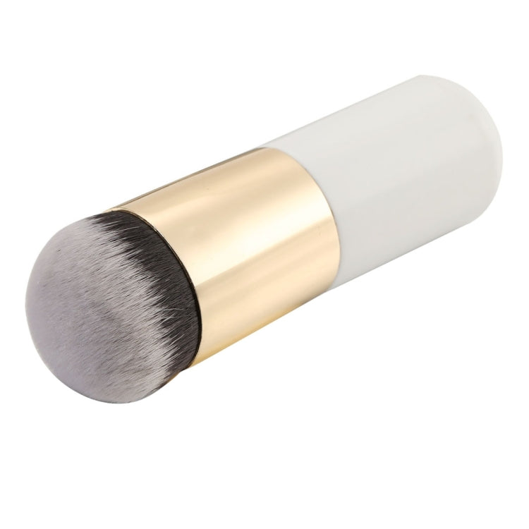 Manico corto in legno Testa tonda grande Buffer Pennelli per trucco in polvere per fondotinta Pennello rotondo grassoccio Strumenti per trucco BB Cream, Large Round Head  Pink, Large Round Head  White