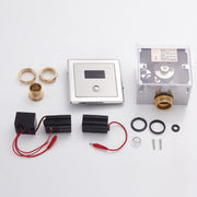 DC AC Automatic &amp; Manual Induction Toilet Flush Valve Wall Mounted Flush Valve