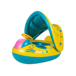 Anello gonfiabile per barche con parasole per seggiolino di sicurezza per nuoto, dimensioni gonfiate: 72 cm x 65 cm x 58 cm, Seat Boat