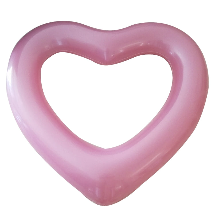 Anello per piscina galleggiante di sicurezza galleggiante a forma di cuore d'amore, dimensioni gonfiate: 120 cm x 100 cm, Love Heart Pink, Love Heart Red