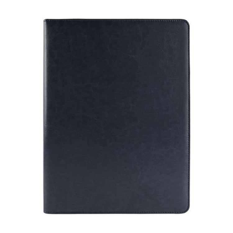 Forniture per ufficio Cartella portadocumenti in pelle stile business con blocco note A4 da 30 pagine e calcolatrice