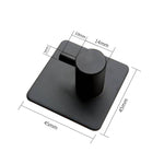 Appendiabiti cilindrico in acciaio inossidabile per bagno, non perforato, per riporre abiti, dimensioni: 14 mm