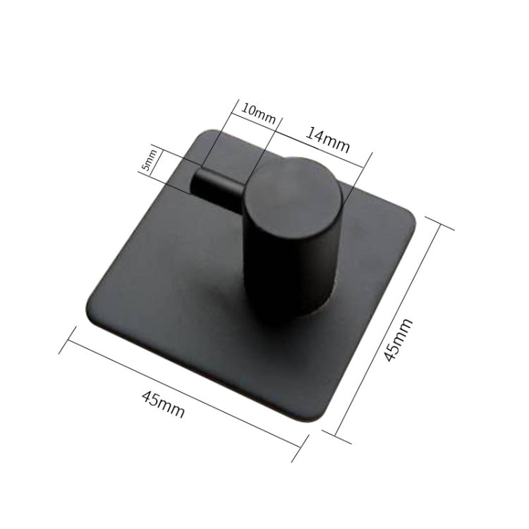 Appendiabiti cilindrico in acciaio inossidabile per bagno, non perforato, per riporre abiti, dimensioni: 14 mm