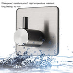 Appendiabiti cilindrico in acciaio inossidabile per bagno, non perforato, per riporre abiti, dimensioni: 14 mm