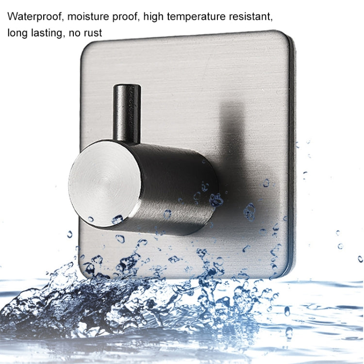 Appendiabiti cilindrico in acciaio inossidabile per bagno, non perforato, per riporre abiti, dimensioni: 14 mm