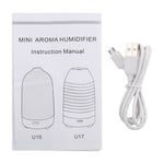 Mini umidificatore a forma di capsula da 5 W con luce colorata, capacità: 50 ml, DC 5 V, Capsule Shape Humidifier