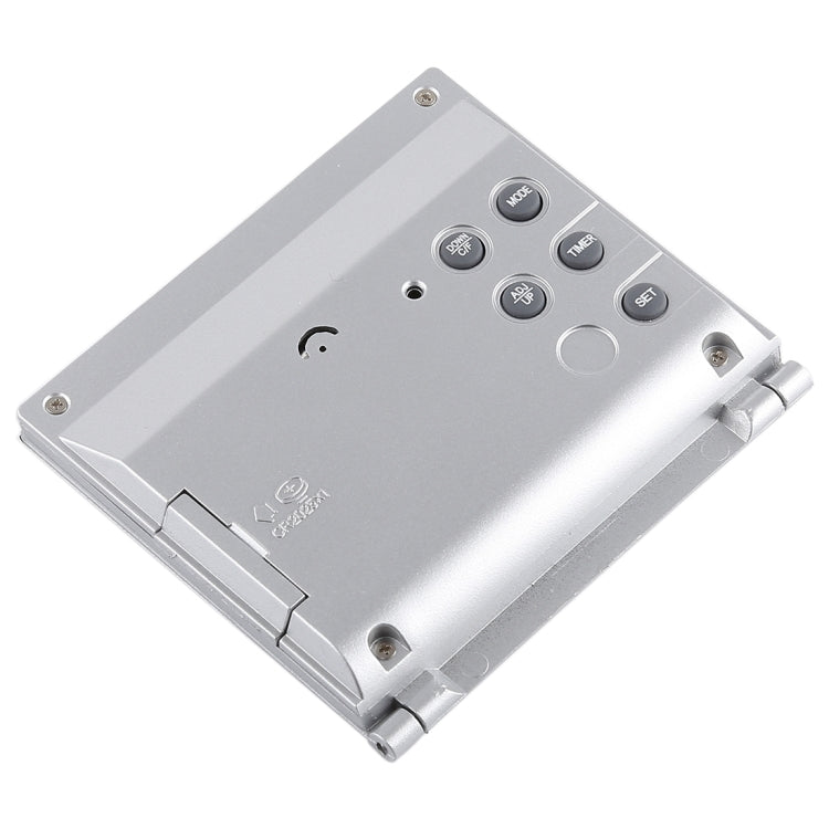 MT-033 Sveglia digitale portatile pieghevole con display LCD per temperatura da viaggio, MT-033