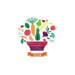 5 pezzi di frutta e verdura modello cucina domestica autoadesivi resistenti alle alte temperature adesivi murali resistenti all'olio Dimensioni: 60x90 cm, Fruit Vegetable Pattern