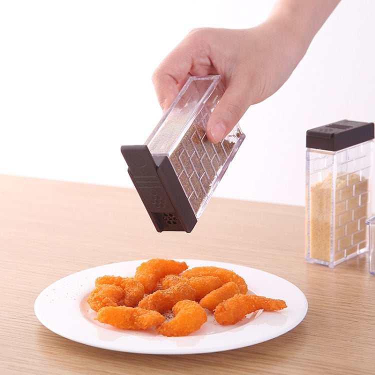 Bottiglia di condimento in barattolo di condimento aperto a due vie da cucina da 6 pezzi / set