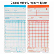 Cartellino cartaceo da 100 pezzi, Paper Time Card