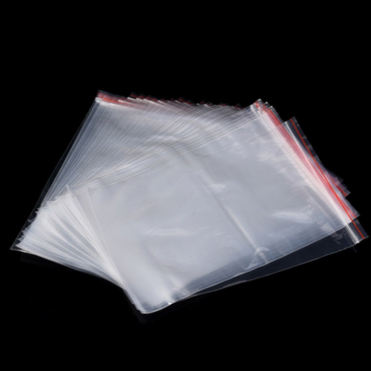 Buste imballaggio trasparenti in PE con chiusura zip 20x30 cm