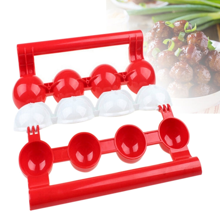 Stampo per polpette di pesce in ABS rosso 24x18,6 cm