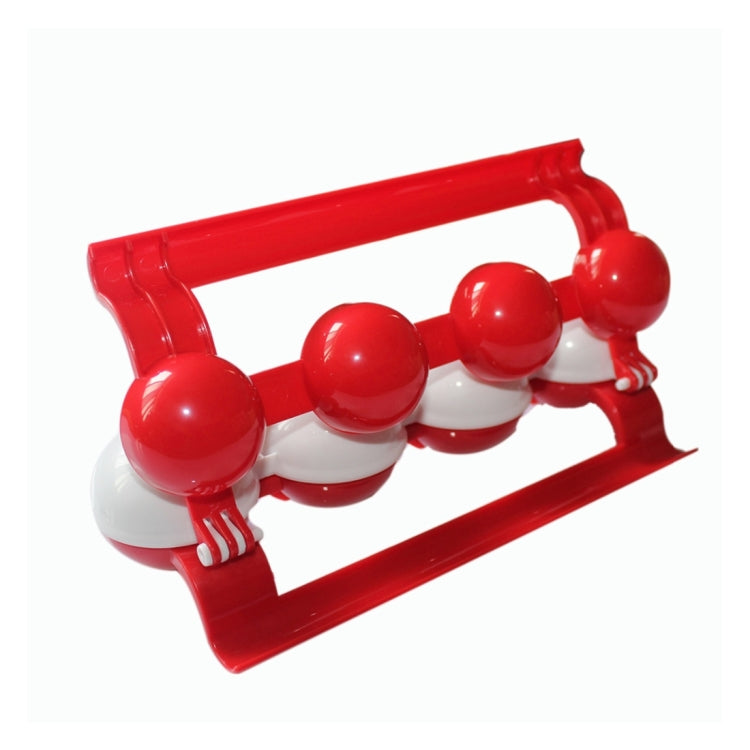 Stampo per polpette di pesce in ABS rosso 24x18,6 cm