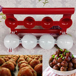 Stampo per polpette di pesce in ABS rosso 24x18,6 cm