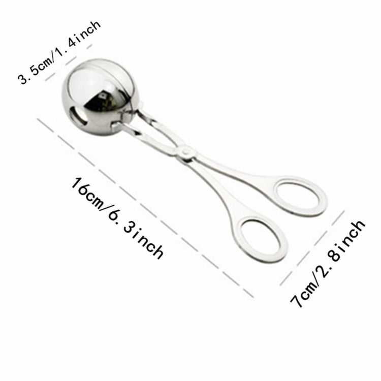 Clip per polpette ripiene in acciaio inox 17,5 cm