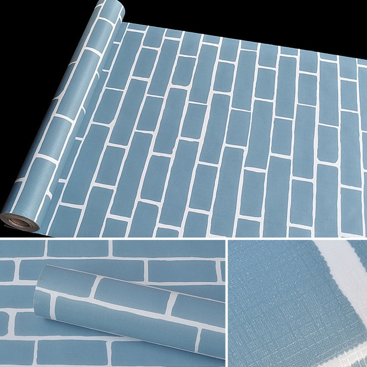 Carta da parati adesiva effetto mattone mediterraneo 3D 45x1000 c