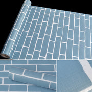Mattone mediterraneo Creativo 3D Pietra Decorazione di mattoni Carta da parati Adesivi Camera da letto Soggiorno Parete Carta da parati impermeabile Rotolo, Dimensioni: 45 x 1000 cm, Mediterranean brick