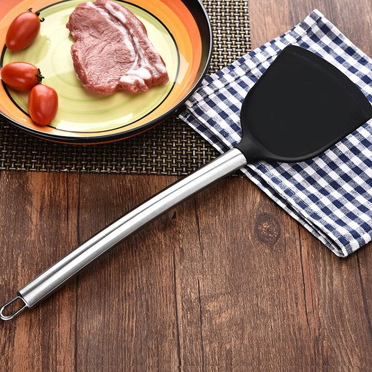 Fetta di cottura in silicone con manico in acciaio inox 36cm