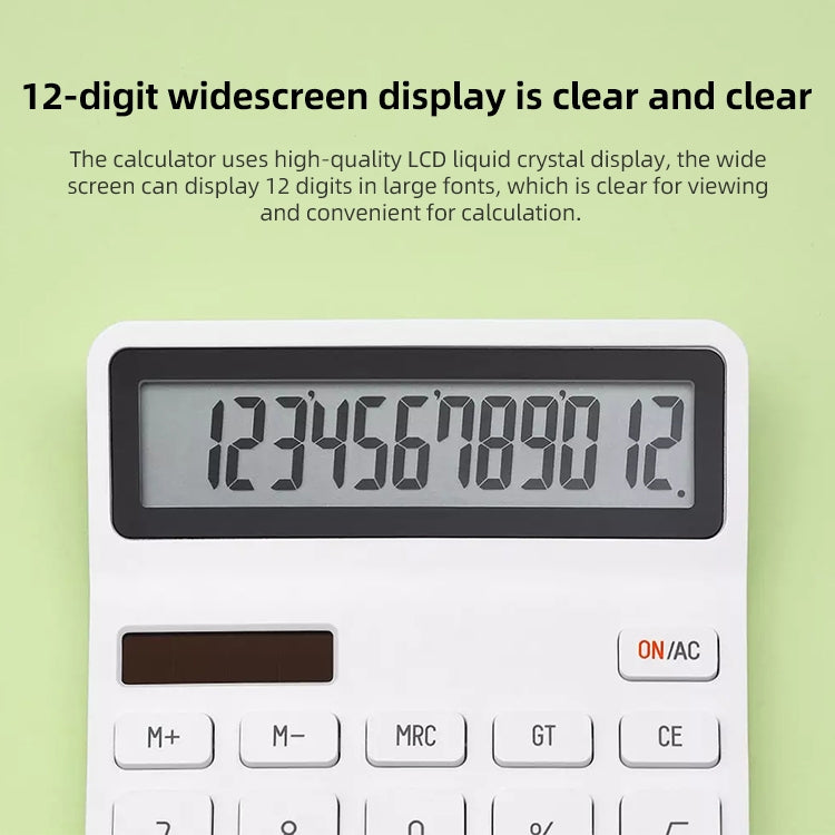 Calcolatrice per riso originale Xiaomi Youpin LEMO Display a LED a 12 bit Materiale ABS Angolo di 6 gradi, 12-bit Calculator