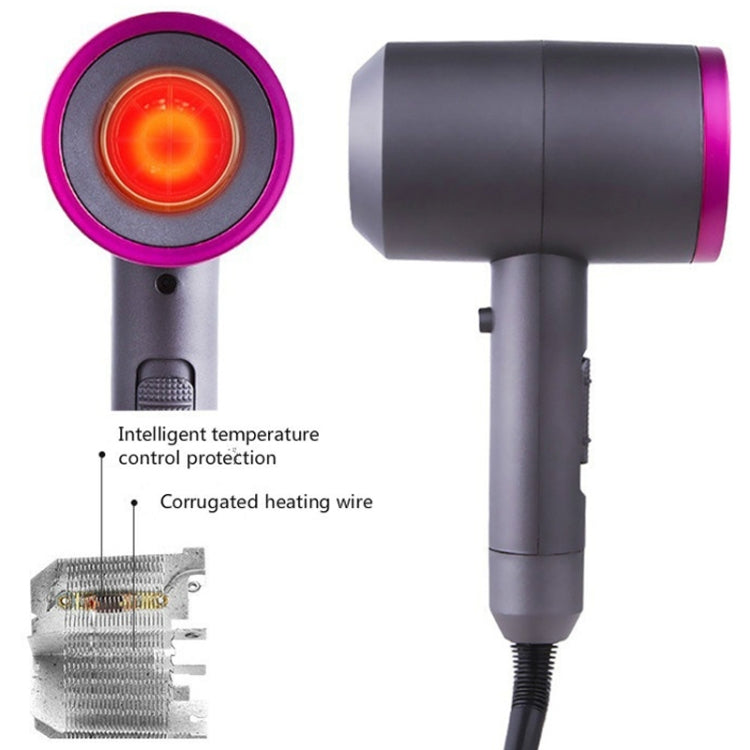 Asciugacapelli silenzioso 2200W a ioni negativi EU Plug