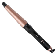 Bigodino per capelli conico in ceramica da 1-1,5 pollici con guanti resistenti al calore, presa UK, UK Plug