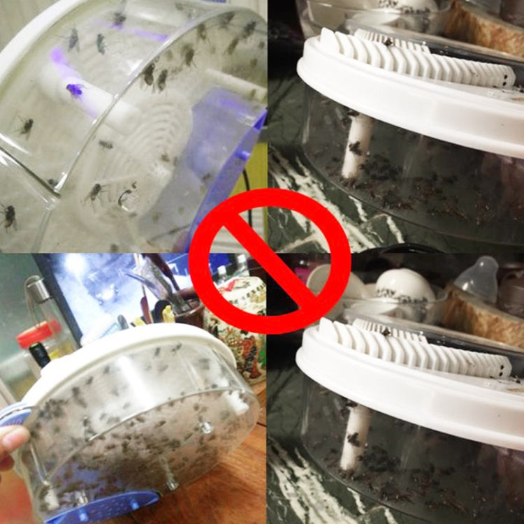 Cacciatore di mosche elettronico automatico bianco