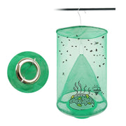 Cacciatore di mosche automatico sospeso pieghevole da 3 pezzi, gabbia per mosche indotta, Fly Cage