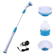 Lavapavimenti multifunzione per vasca e piastrelle, senza fili, Power Spin Scrubber, set di spazzole per la pulizia del pavimento del bagno, presa AU, AU Plug