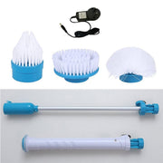 Lavapavimenti multifunzione per vasca e piastrelle, senza fili, Power Spin Scrubber, set di spazzole per la pulizia del pavimento del bagno, presa AU, AU Plug
