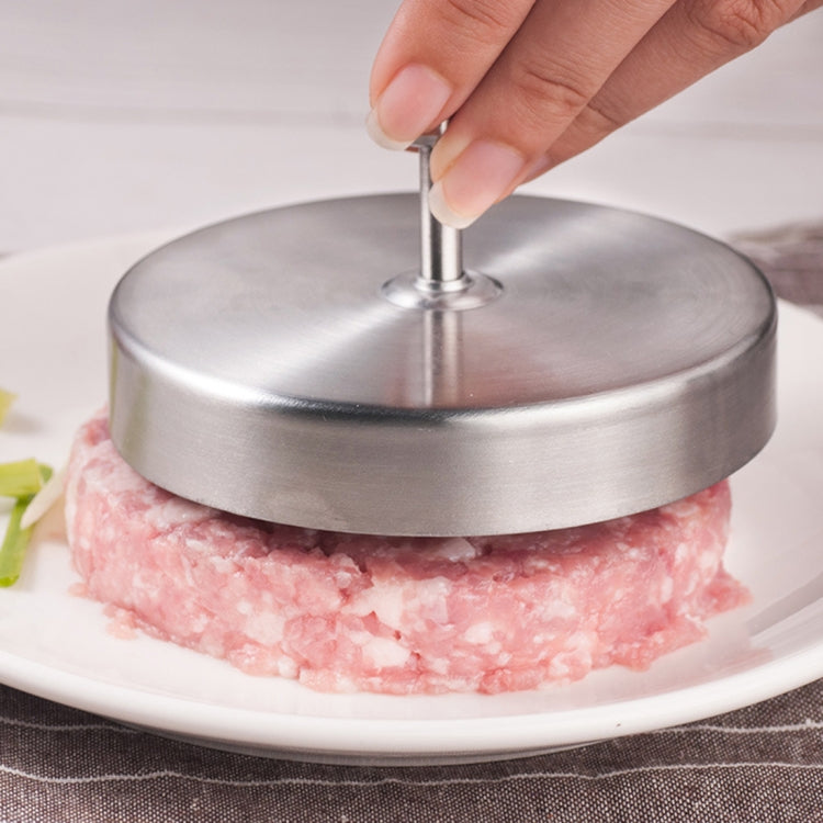 Stampi per alimenti da cucina Utensili per stampi per pressa per carne in acciaio inossidabile per hamburger, 1PC 10356  Stainless Steel