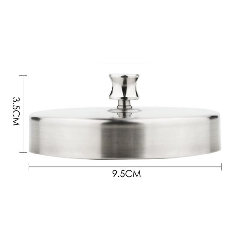 Stampo in acciaio inox per hamburger 10x10 cm
