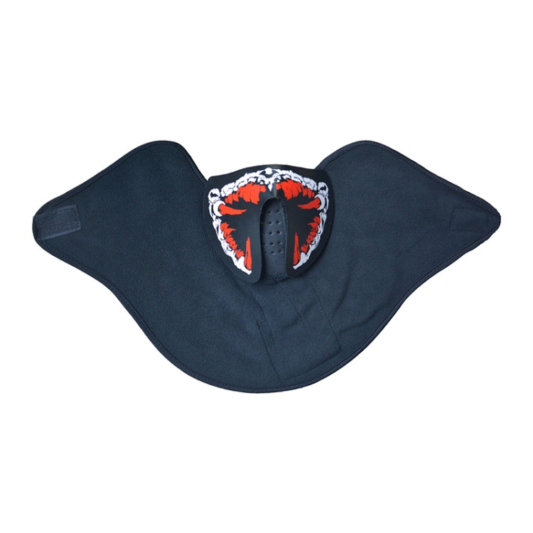 FG-FULL-01 Maschera di Halloween Maschera cosplay di terrore a luce fredda a LED con controllo vocale, FG-FULL-01