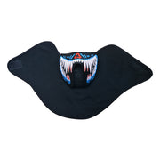 FG-MA-02 Maschera di Halloween Maschera cosplay di terrore a luce fredda a LED con controllo vocale, FG-MA-02