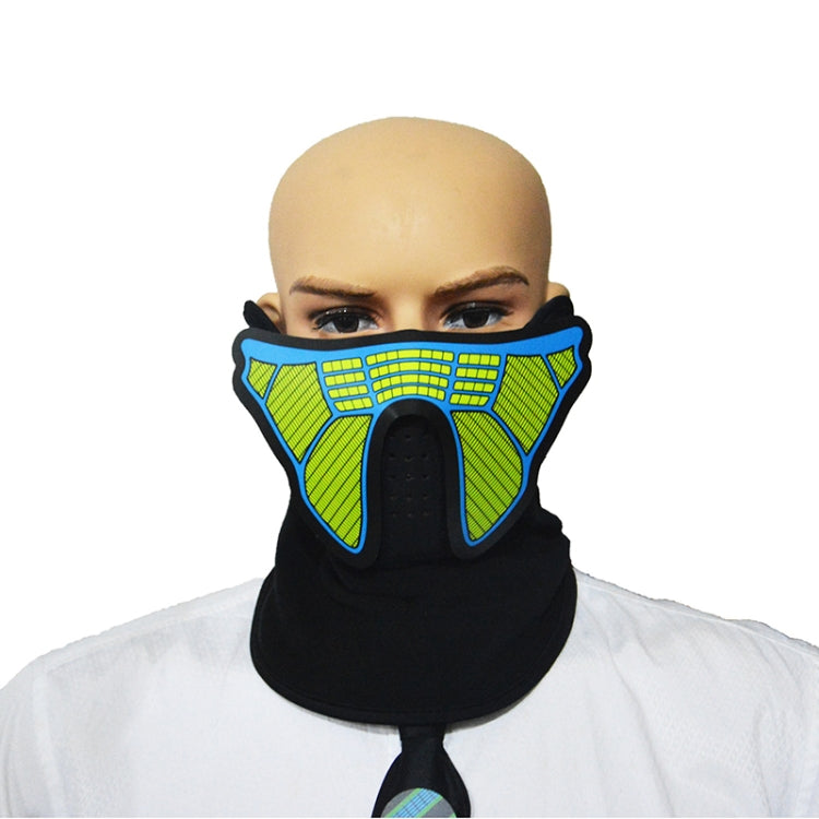 Maschera di Halloween LED con controllo vocale 22x15 cm