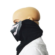 FG-MA-018 Maschera di Halloween Maschera cosplay di terrore a luce fredda con controllo vocale a LED, FG-MA-018