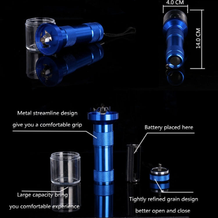 2 macchinetta per sigarette a rulli per tabacco in metallo da 70 mm per carta, Electric Tobacco Grinder