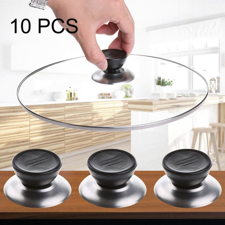 Manopola circolare in plastica con manico per coperchio sostituibile universale da cucina da 12 pezzi, Pot Cover Plastic Knob