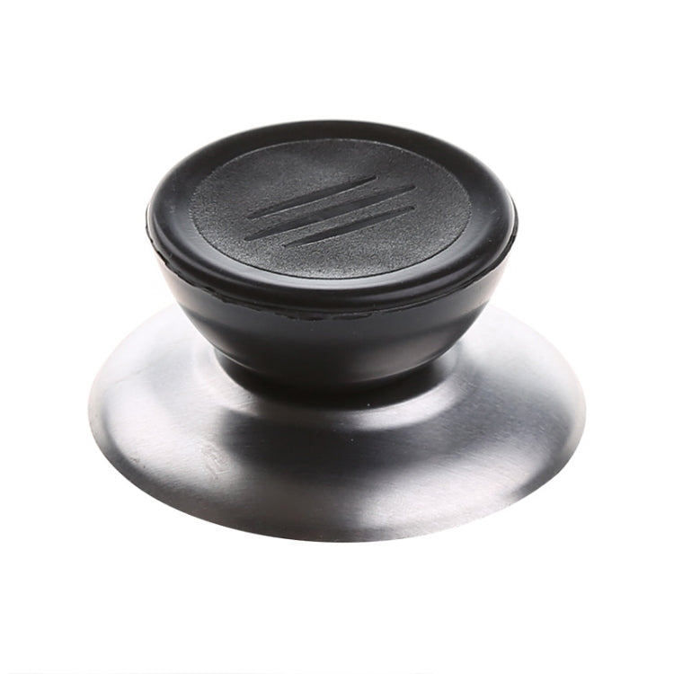 Manopola plastica con manico per coperchio universale 6 cm
