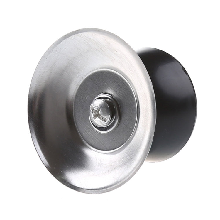 Manopola plastica con manico per coperchio universale 6 cm