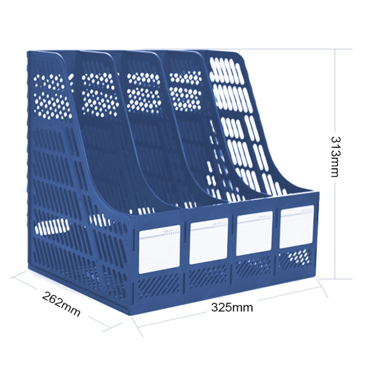 Deli 4 sezioni Organizzatore da scrivania Forniture per ufficio Accessori Scaffale da tavolo da tavolo