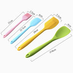 Set utensili da cucina in silicone colorato 10 pezzi