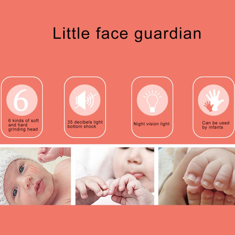 Kit levigatura unghie elettrico 6 in 1 per bambini