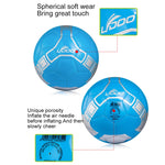 Calcio da partita indossabile da cucire in pelle PU da 19 cm, 19cm Fluorescent Blue, 19cm, 19cm Fluorescent Pink, 19cm Orange, 19cm Yellow, 19cm Green, 19cm White+Black, 19cm Red, 19cm Blue