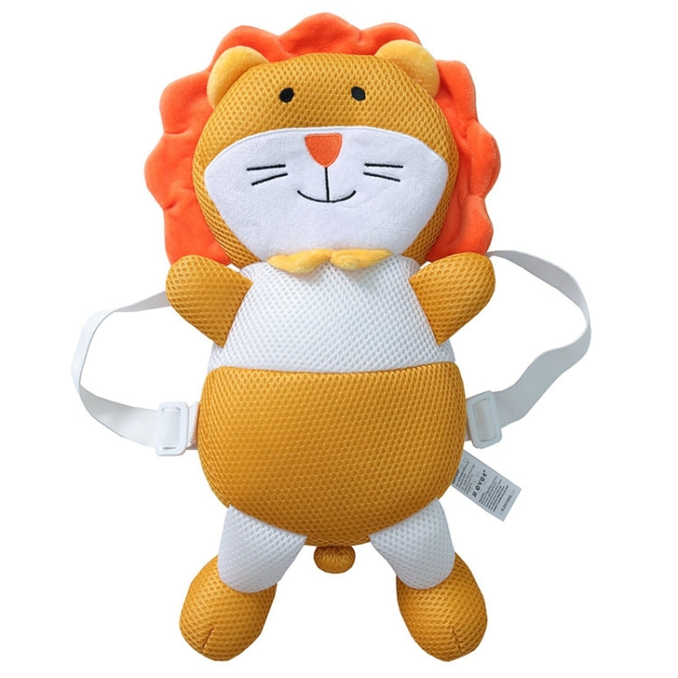 Cuscino per la testa antiurto traspirante con motivo leone per bambini piccoli che camminano, Lion