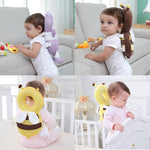 Cuscino antiurto traspirante per testa bambini 36x19x7cm